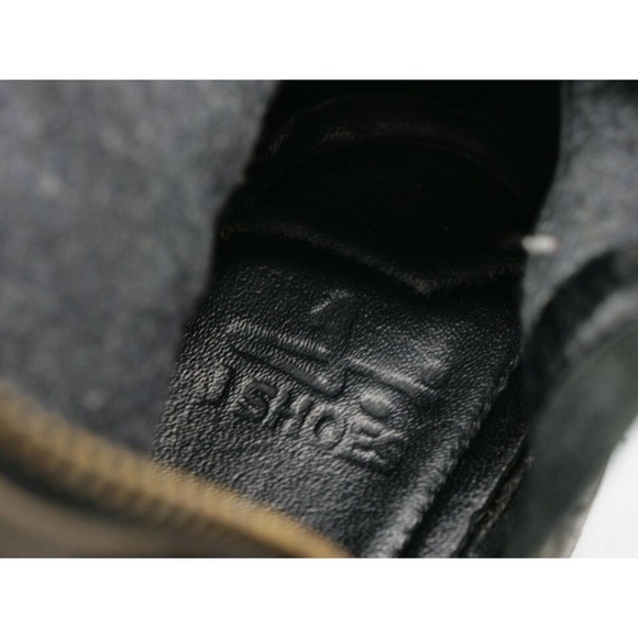 J Shoes Riding Boot Womens 7.5 Gray Leather Knee High Side Zip Cartel Moto Biker - Picture 11 of 12